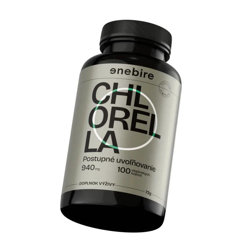 CHLORELLA S POSTUPNÝM UVOĽŇOVANÍM pre pečeň